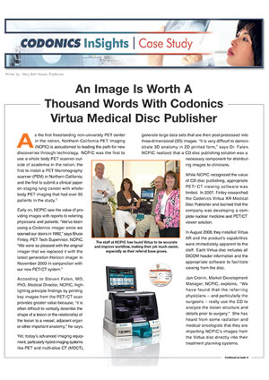 An Image Is Worth A Thousand Words With Codonics Virtua Medical Disc Publisher